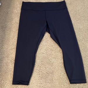 Lululemon size 20 Wunder Train High Rise Tight 25” black